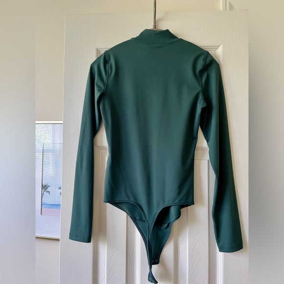 Abercrombie Teal Mock Neck Body Suit - Picture 2 of 3